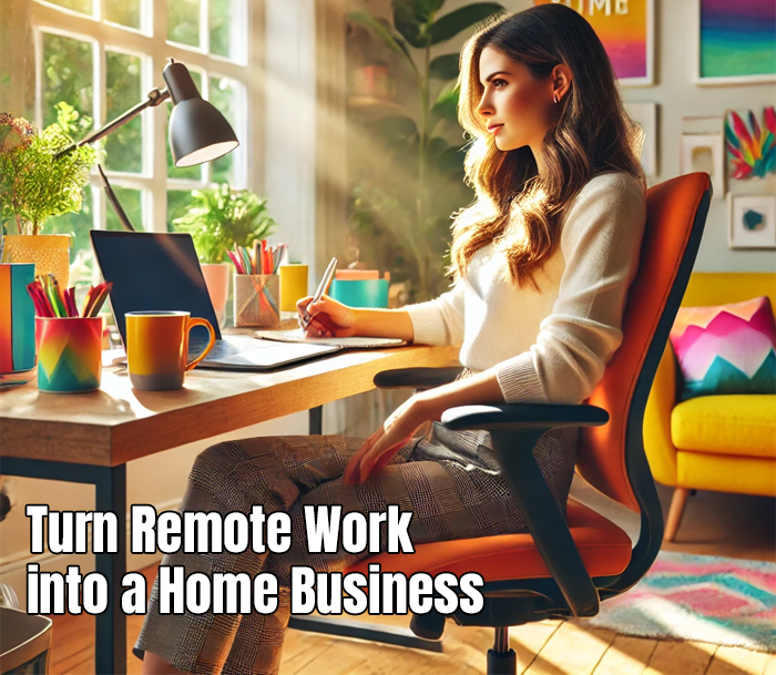 Woman Working from Home as a Virtual Assistant